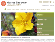 Tablet Screenshot of manornursery.com